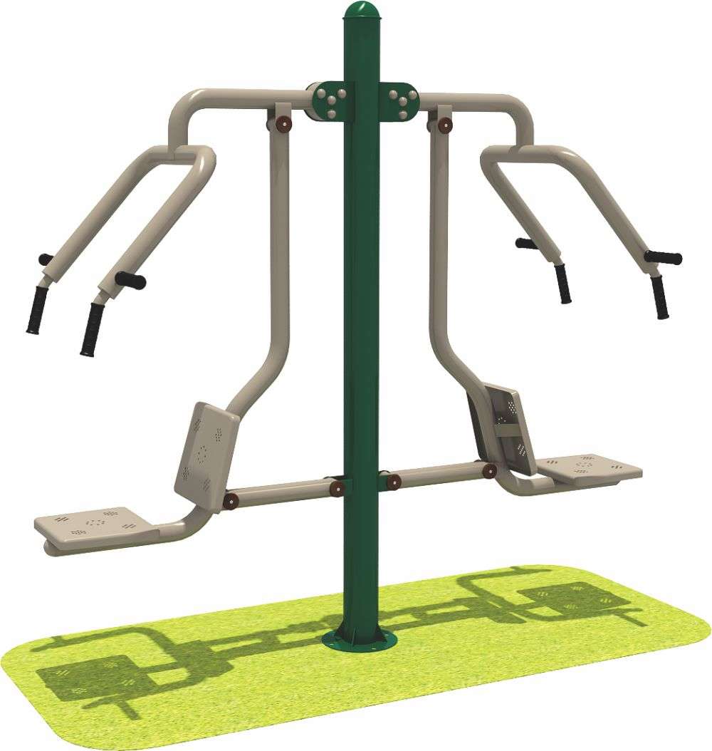 leyu乐鱼健身器材 限位双人坐