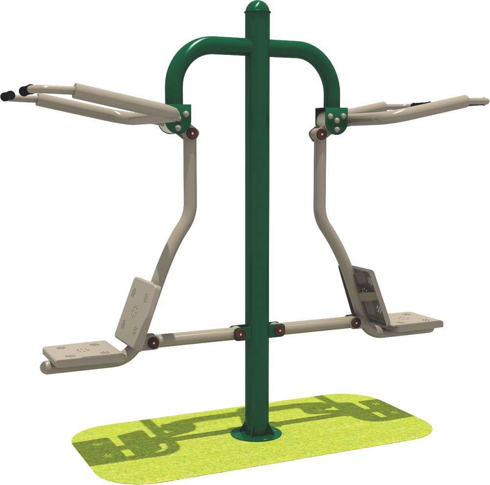 leyu乐鱼健身器材 限位双人坐