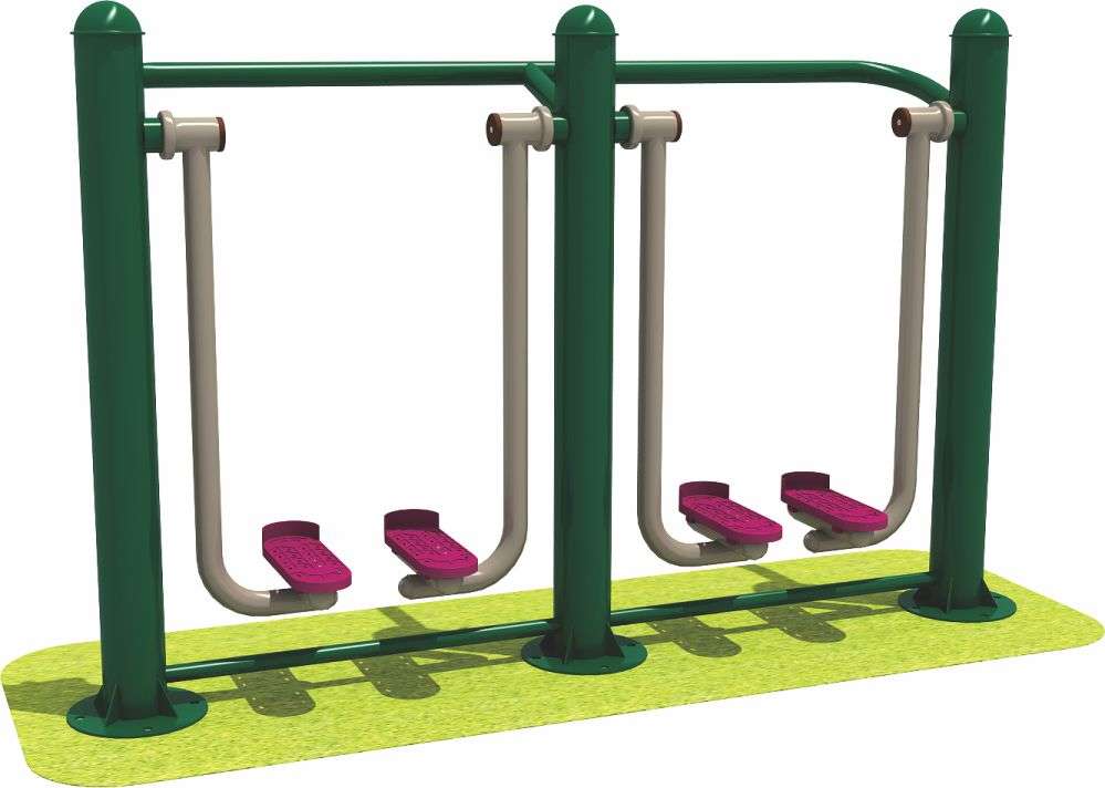 leyu乐鱼健身器材 限位双人漫