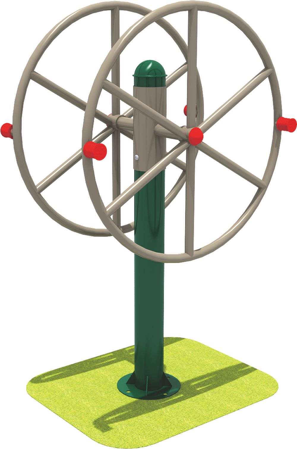 leyu乐鱼健身器材 旋转风轮