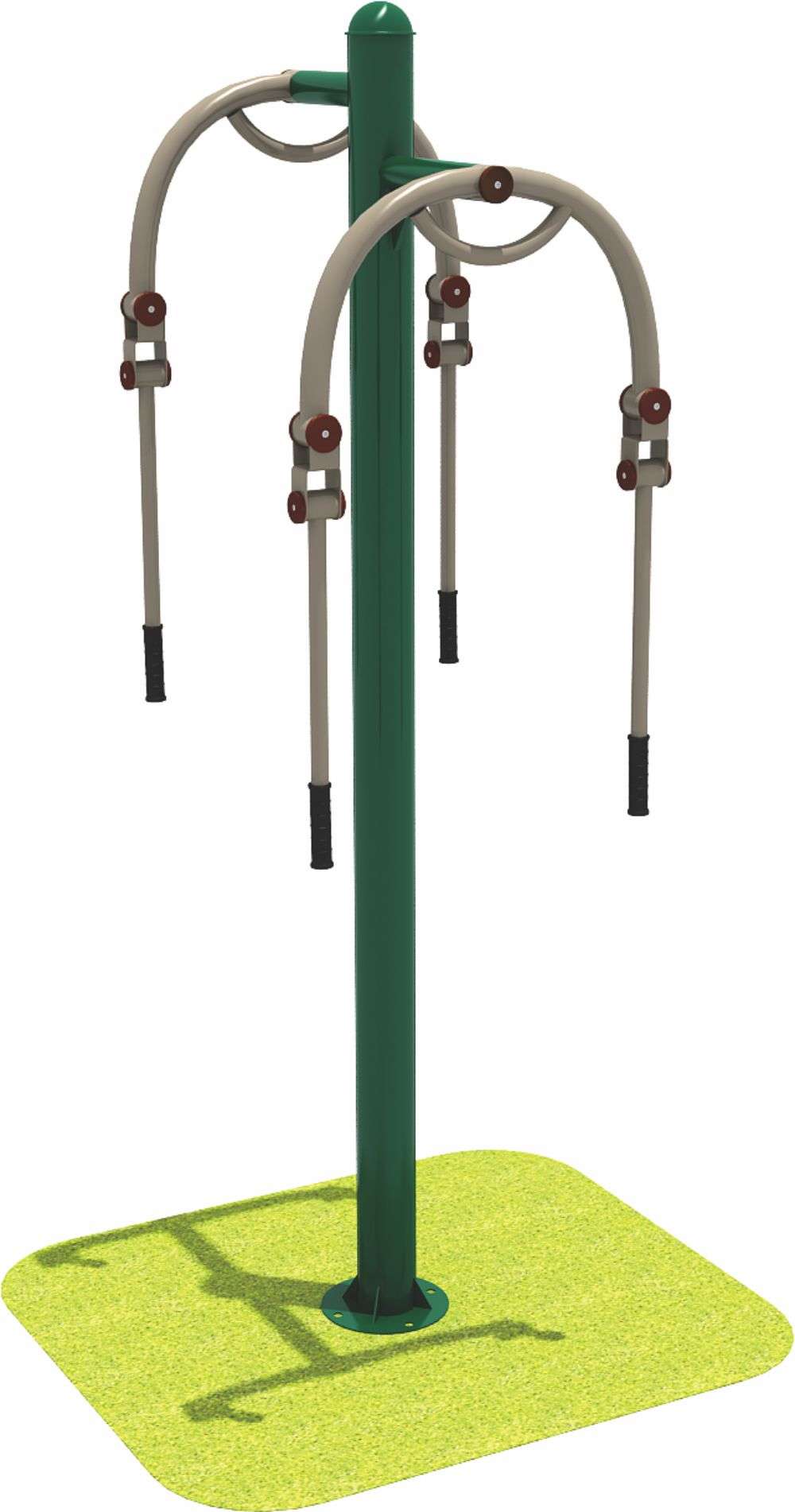 leyu乐鱼健身器材 双人上肢引