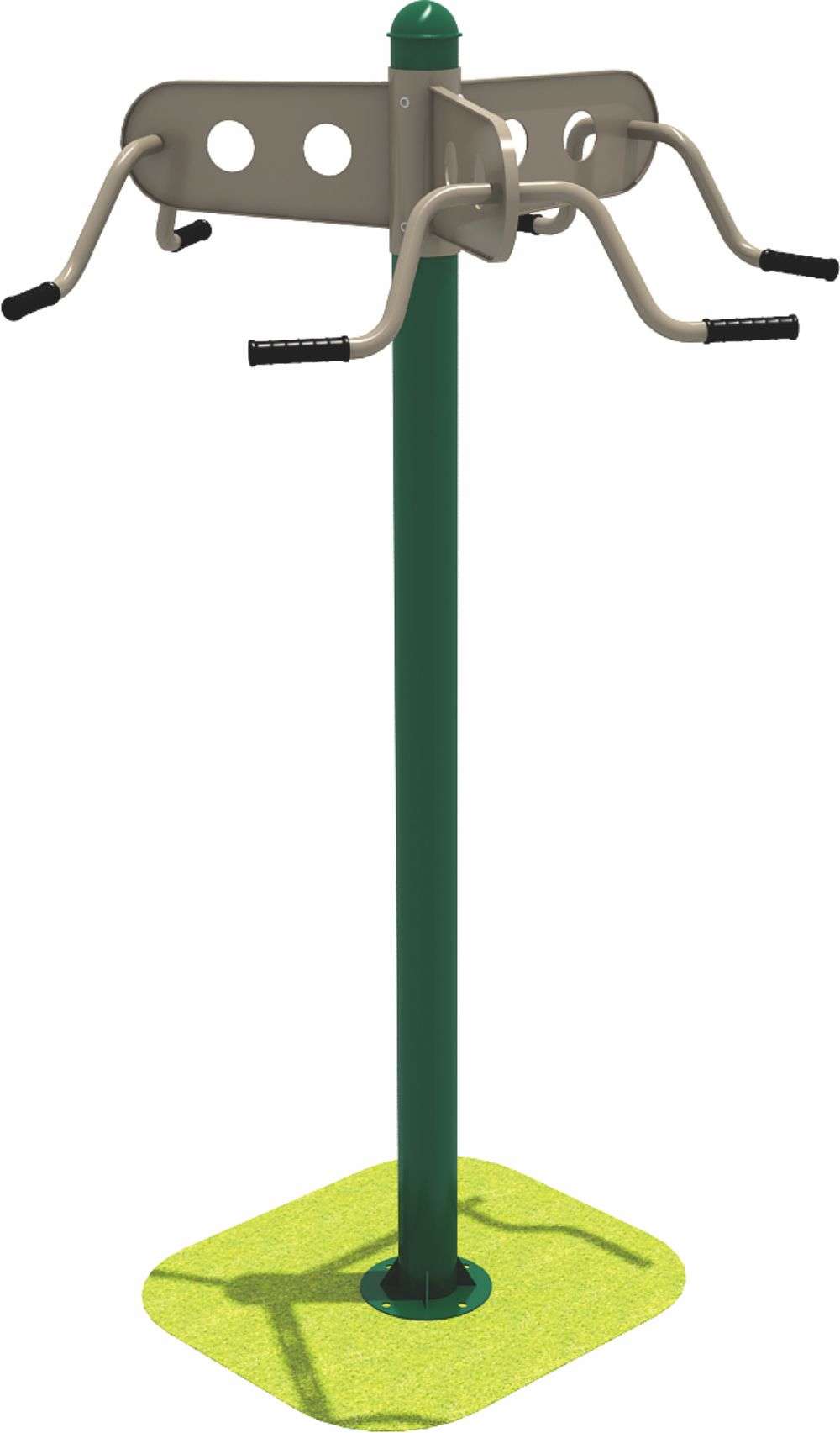 leyu乐鱼健身器材 三人引体训