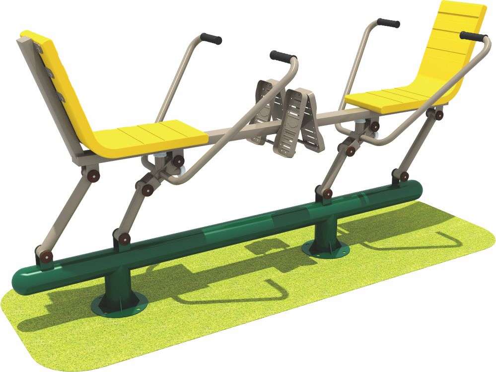 leyu乐鱼健身器材 双人坐推器