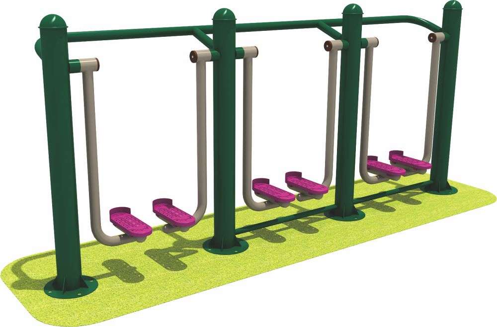 leyu乐鱼健身器材 三人漫步机